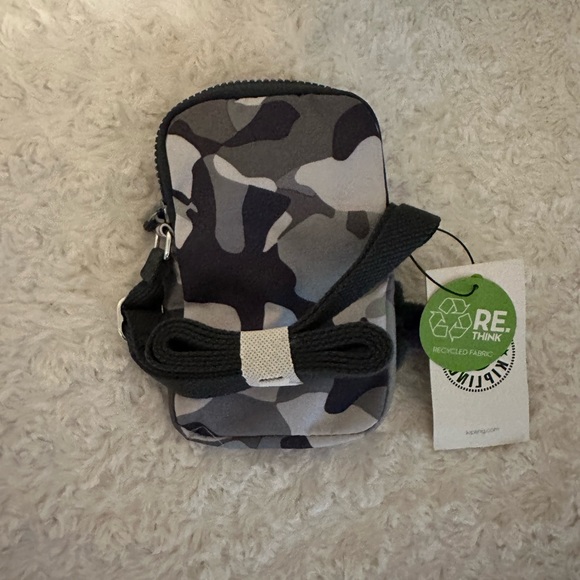 Kipling Tally Cool Grey Bag - Picture 2 of 5